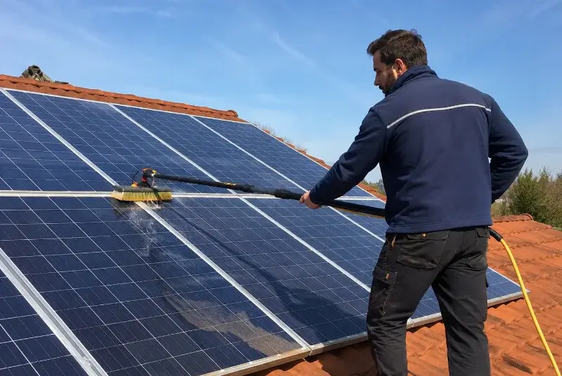 Nettoyage et entretien de panneaux solaires à Saint-Féliu-d'Amont